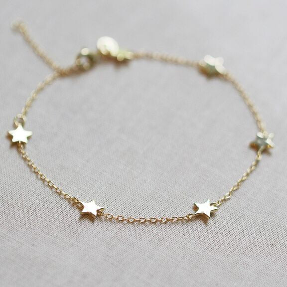 Dainty Golden Star Chain Necklace
