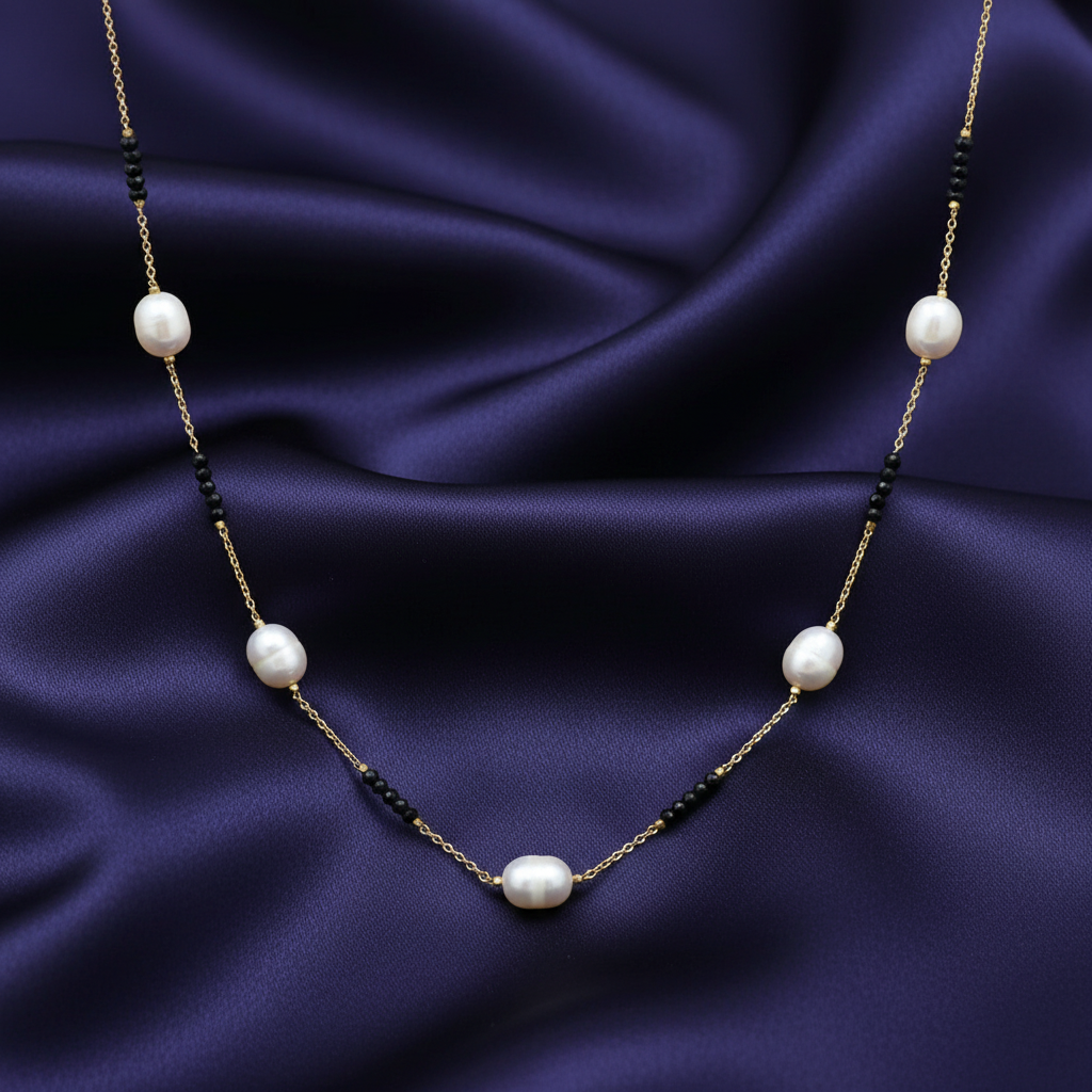 White Big Pearl Necklace