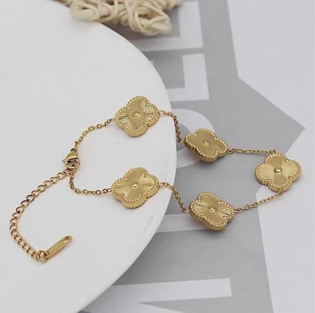 Four Leaf Clover Bracelet for Women