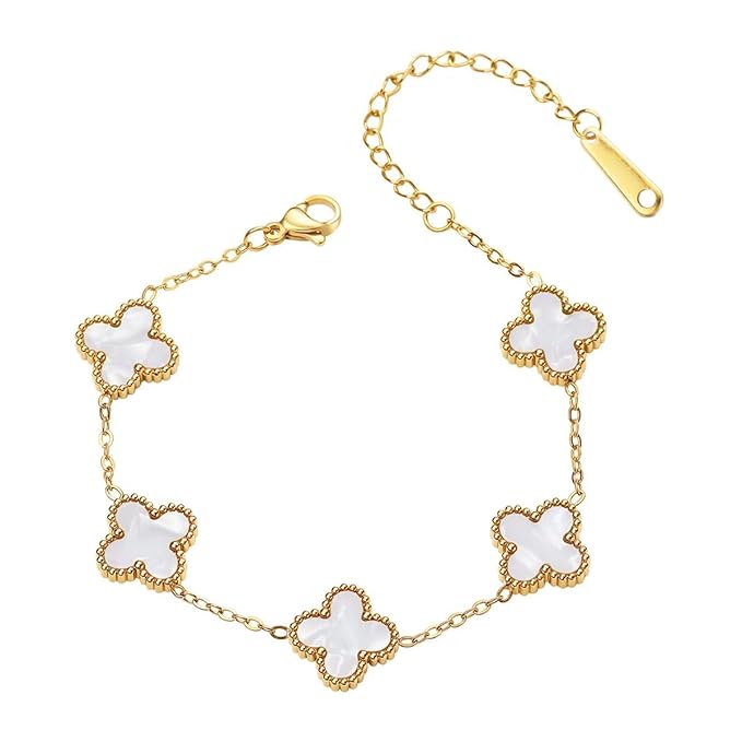 Four Leaf Clover Bracelet for Women