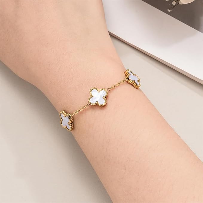 Four Leaf Clover Bracelet for Women