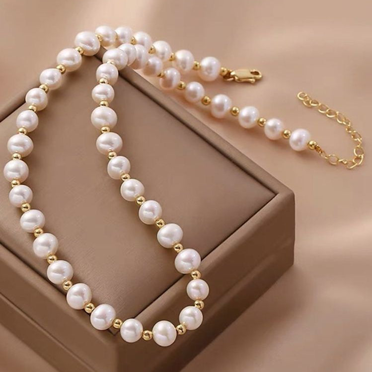 Elegant Multi-Variant Bead Pearl Necklace