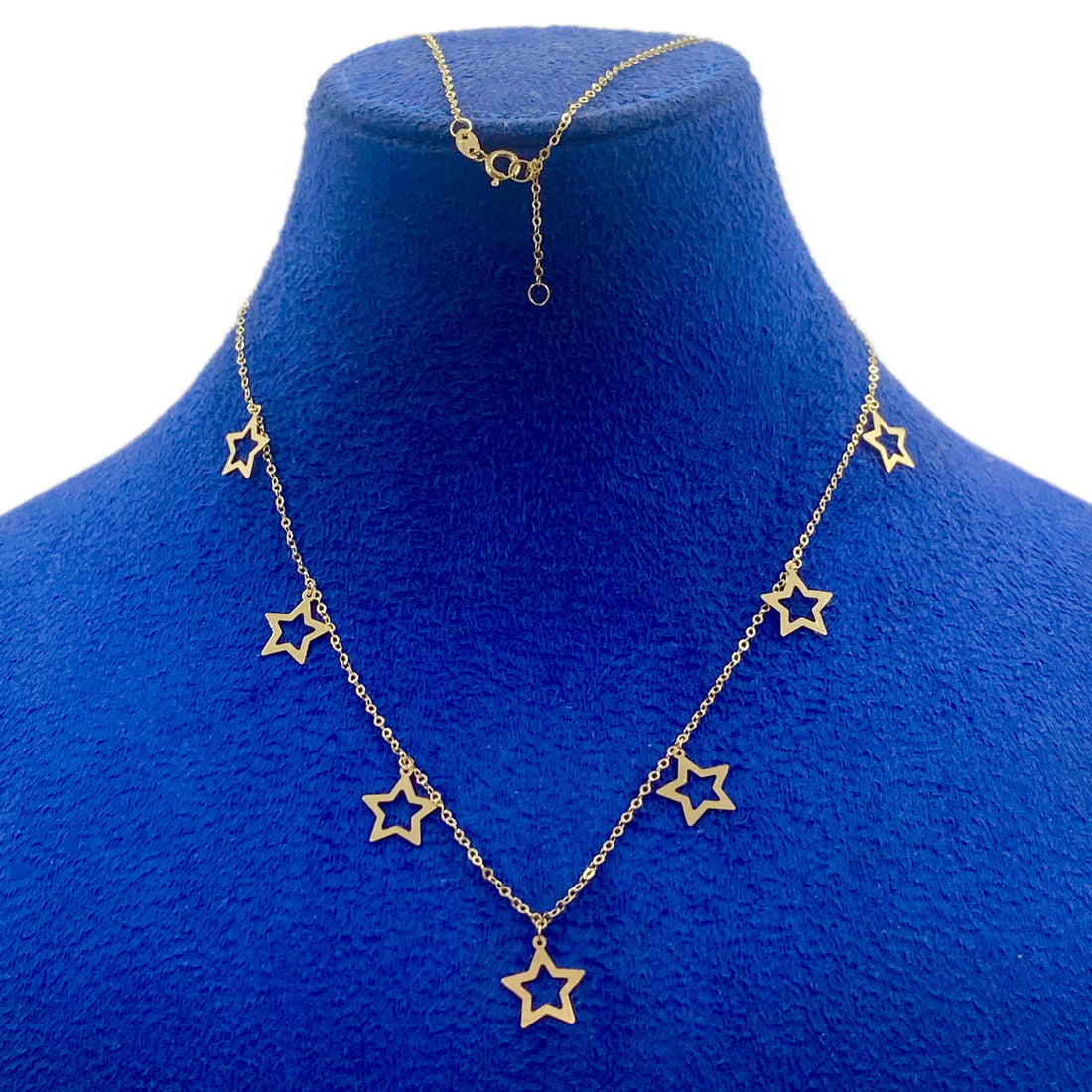 Golden-Plated Star Chain Necklace