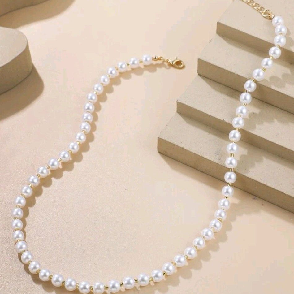 Elegant Multi-Variant Bead Pearl Necklace