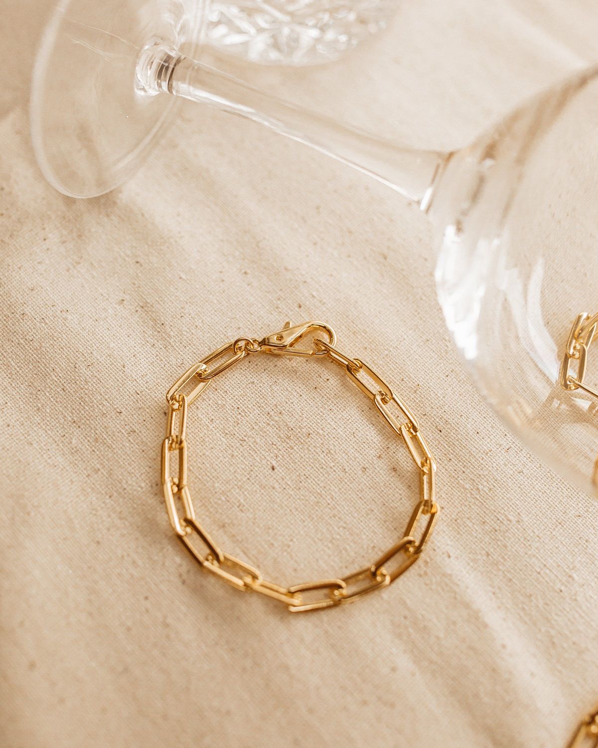 Paperclip Chain Bracelet for Women & Girls