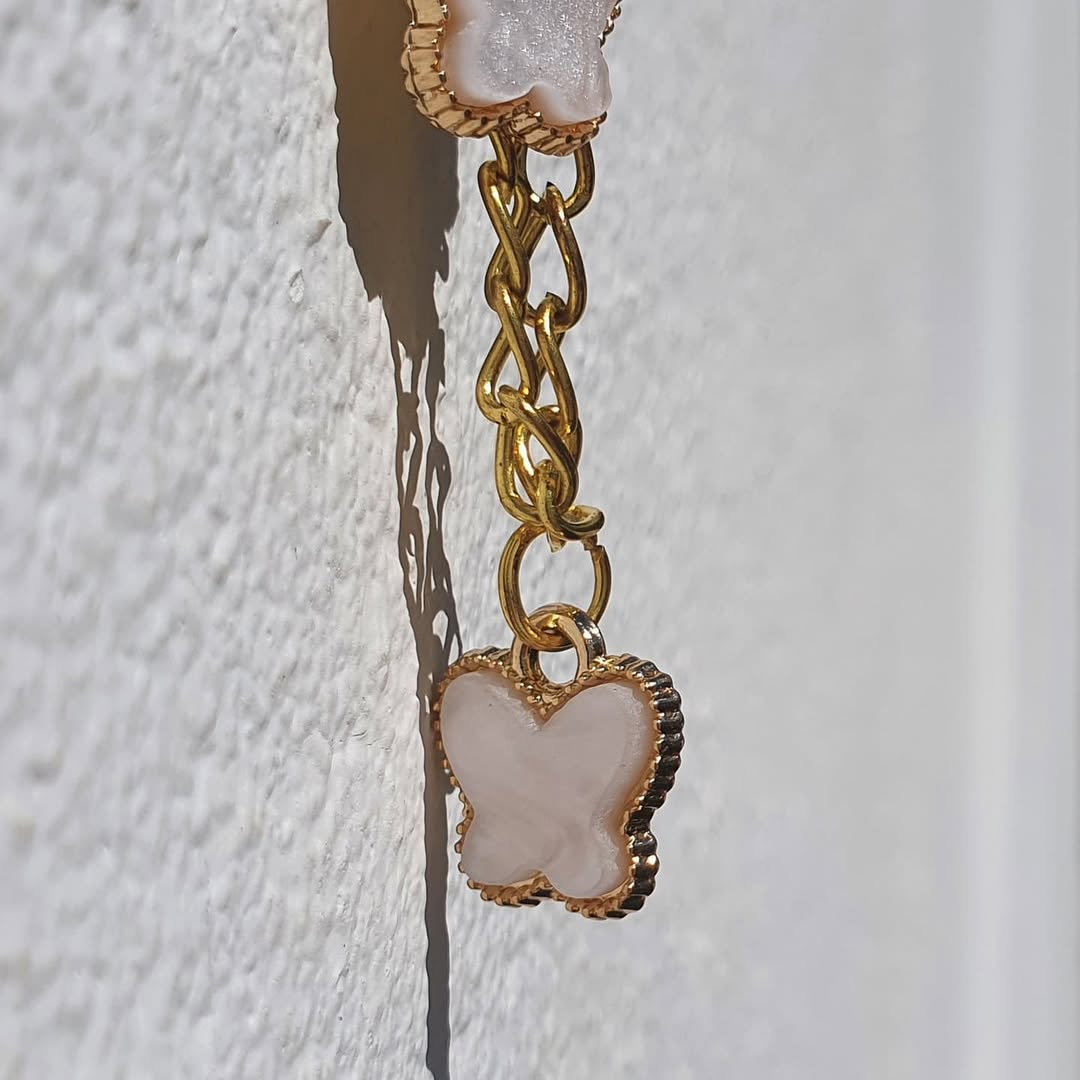 Golden Chain  Butterfly Pendant Necklaces