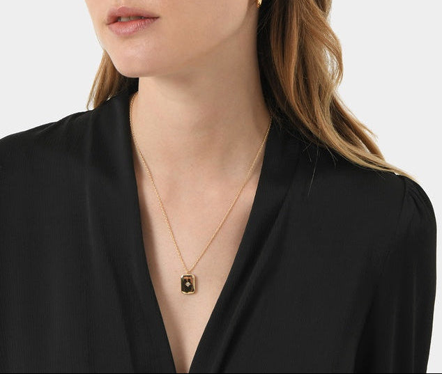 North Star Charm Golden Necklace