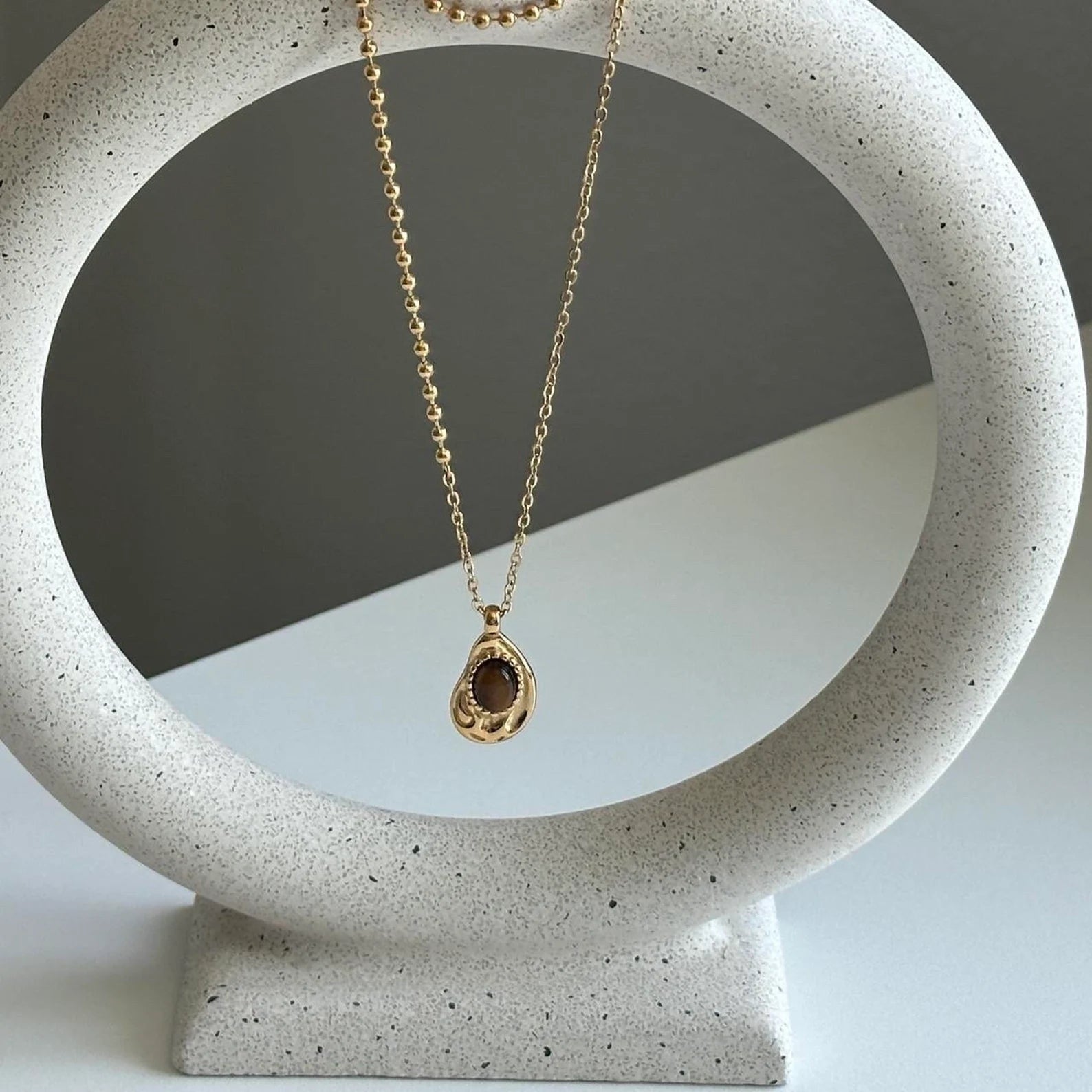 Tiger Eye Pendant Necklace