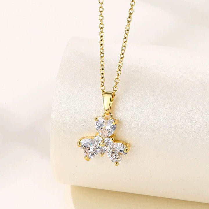 Lucky Clover Pendant Clavicle Chain for Women