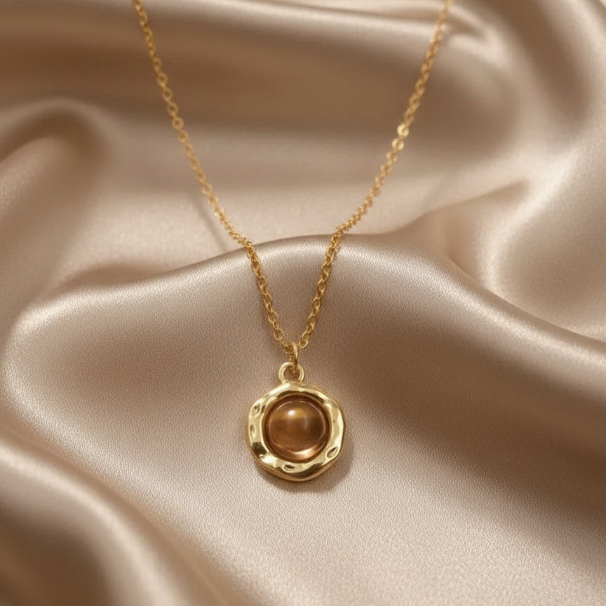 Tiger Eye Pendant Necklace